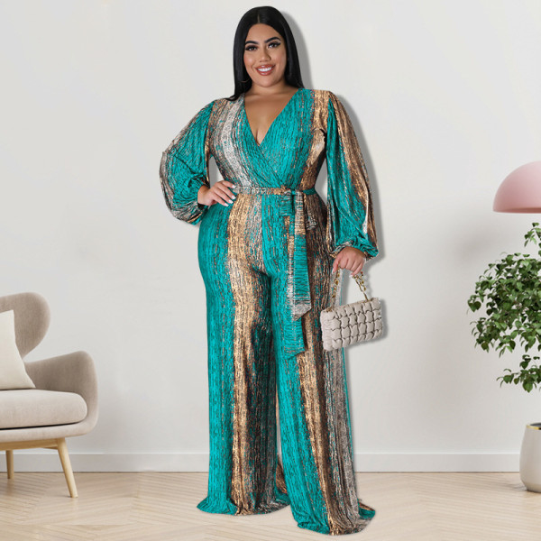 plus size autumn jumpsuit