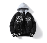 American casual baseball suit, winter suit, cotton, thick embroidery, hip hop couple coat, fashion jacket