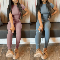 Tight casual sports patchwork pit strip suit