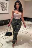 camouflage cargo pants denim slacks