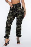 camouflage cargo pants denim slacks