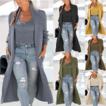 Two-piece knitted vest autumn and winter cardigan trench coat knitted suit Two-piece knitted vest autumn and winter cardigan trench coat knitted suit