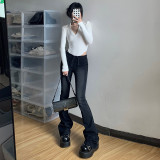 Bottoming Shirt Skinny Sexy Women's Long Sleeve V-Neck Bodysuit