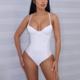 Fashion Sexy Sling Mesh See-Through Bodysuit