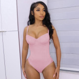 Fashion Sexy Sling Mesh See-Through Bodysuit