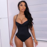 Fashion Sexy Sling Mesh See-Through Bodysuit