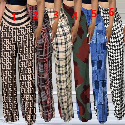Sexy Women's Fitted Bag Hip Wide Foot Women's Pants