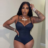 Fashion Sexy Sling Mesh See-Through Bodysuit