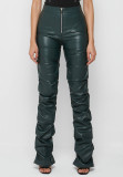 Fashion tight PU leather trousers for autumn and winter