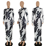 Comfortable and fashionable printed dress
