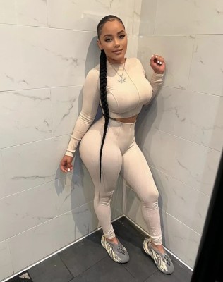 High elastic pit strip two-piece suit