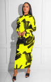 Comfortable and fashionable printed dress