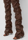 Fashion tight PU leather trousers for autumn and winter
