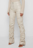 Fashion tight PU leather trousers for autumn and winter