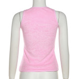 Sleeveless bottomed outer vest