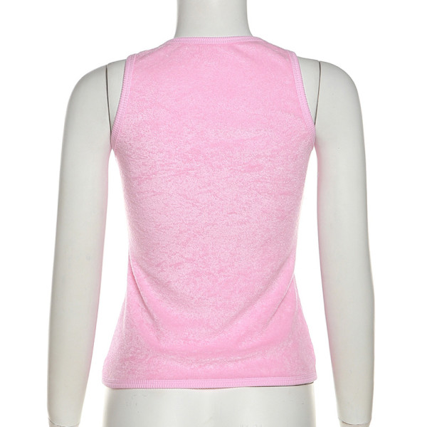 Sleeveless bottomed outer vest