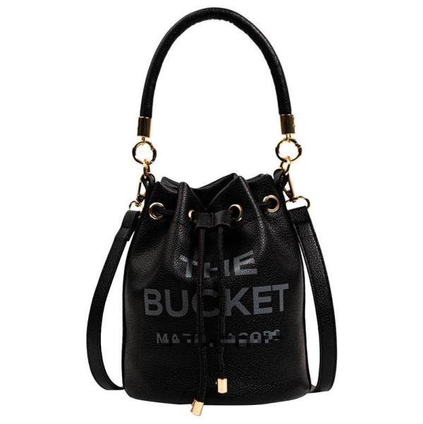 Trendy bucket bag Popular simple letter cross body bag