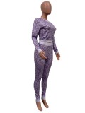 Fashion trend digital high-definition printing sexy two-piece set