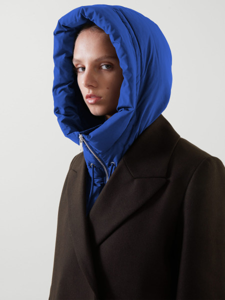 Fashion Versatile Clothing Accessories Hooded Mock Neck Vest