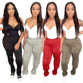 Autumn and winter personalized casual multi strap overalls