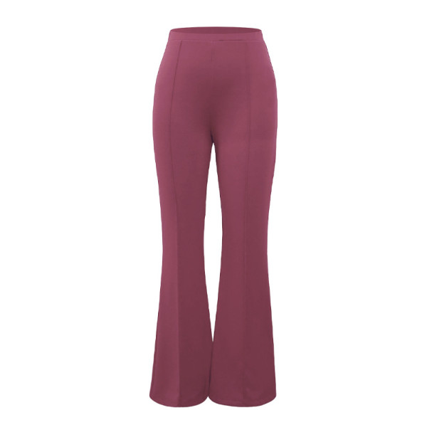 Temperament Commuter Slight Puller Pants Versatile Fashion Wide Leg Pants