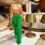 Temperament Commuter Slight Puller Pants Versatile Fashion Wide Leg Pants