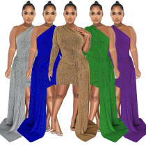 Slim solid dress Slim solid dress