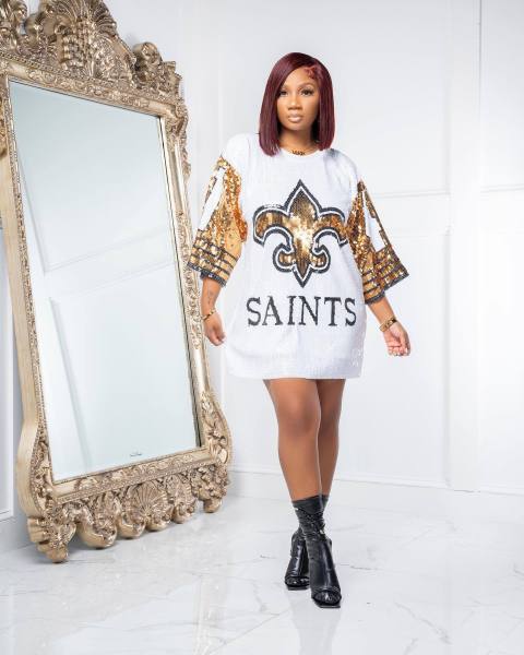 Personalized sequin trend dress