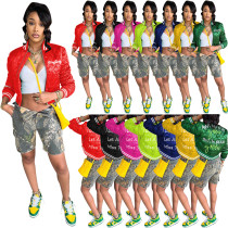 Bomber jacket letter embroidery thread cotton jacket Bomber jacket letter embroidery thread cotton jacket