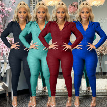 Women's solid fish scale yoga fabric super elastic two-piece suit