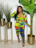 Women's printed two-piece set