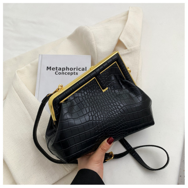 Handheld clip bag Vintage high-quality messenger bag B7582