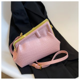 Handheld clip bag Vintage high-quality messenger bag B7582