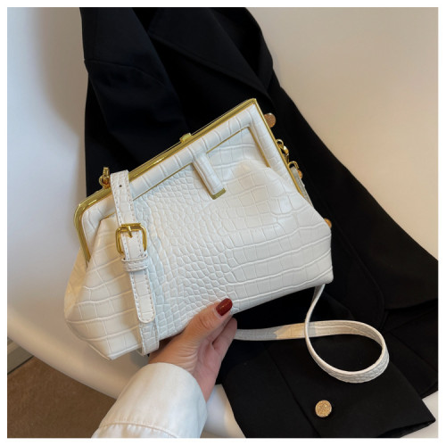 Handheld clip bag Vintage high-quality messenger bag B7582