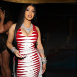 Sexy Sleeveless Print Fringe High Waist Slim Long Dress