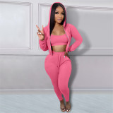 Solid vest small coat sexy sweater rack multicolor three piece suit