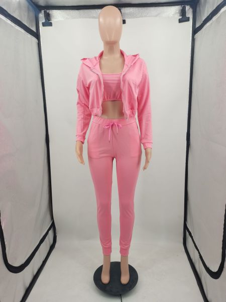 Solid vest small coat sexy sweater rack multicolor three piece suit