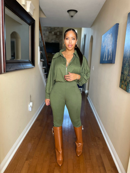 Sexy solid color tight irregular women's jumpsuit