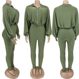 Sexy solid color tight irregular women's jumpsuit