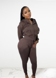Hooded Pocket Plush Casual Sports Cover