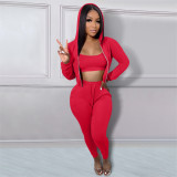 Solid vest small coat sexy sweater rack multicolor three piece suit