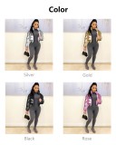 Fashion gilded cotton jacket casual short jacket coat