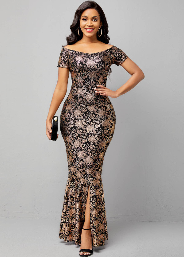 Sexy Fashion Summer Slim Off Shoulder Women's Dress