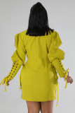 Autumn and winter strapping dress