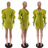 Autumn and winter strapping dress
