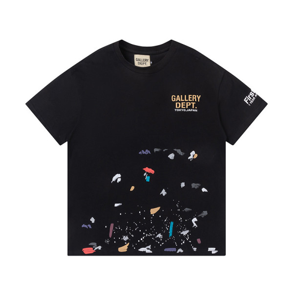 Hip Hop Ink Graffiti Loose Casual Short Sleeve Couple T-Shirt SJ1439