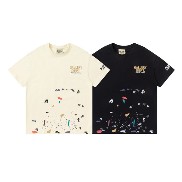 Hip Hop Ink Graffiti Loose Casual Short Sleeve Couple T-Shirt SJ1439