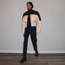 Women's fashion stand collar thickened short loose cotton coat Women's fashion stand collar thickened short loose cotton coat