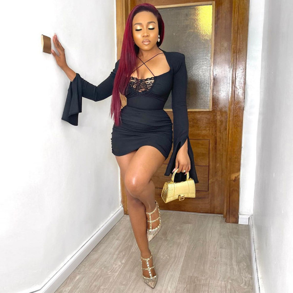 Women's fashion casual sexy dress