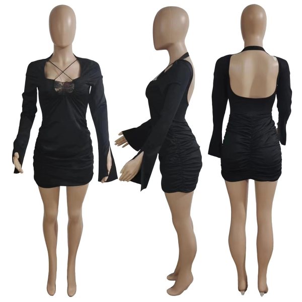 Women's fashion casual sexy dress